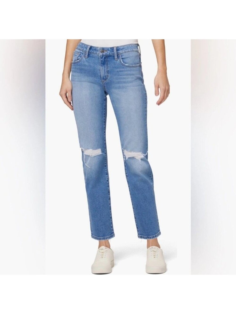 Joe's Jeans the Lara Mid-Rise Straight Ankle Jeans Blue Size 26 New with Tag